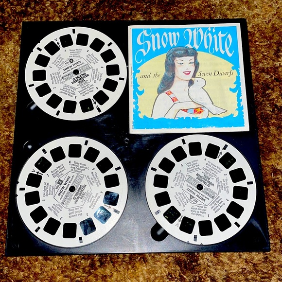 SNOW WHITE sand the SEVEN DWARFS talking view-master reels - Picture 3 of 3